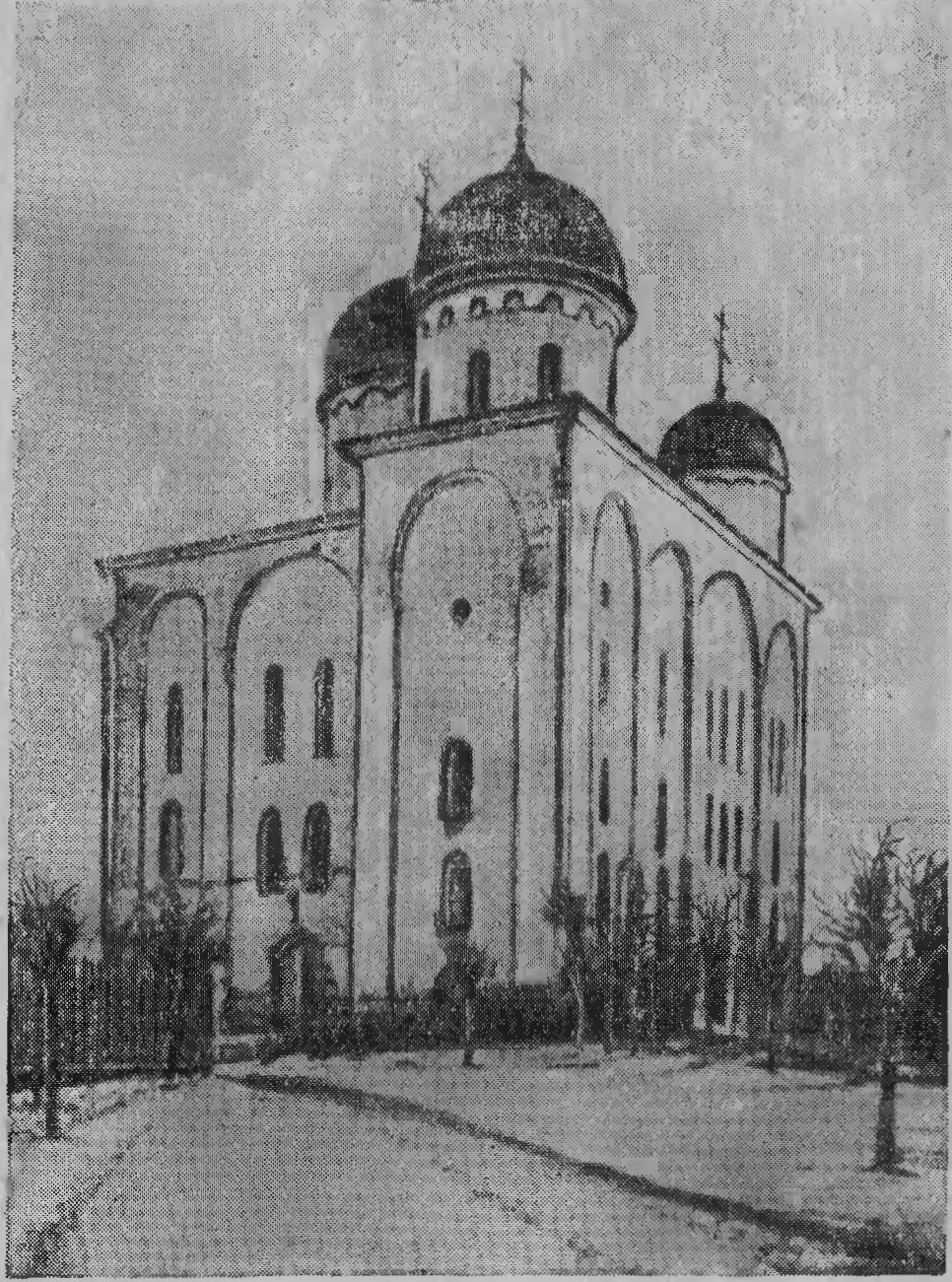 Георгиевский собор Юрьева монастыря в Новгороде, 1119 г