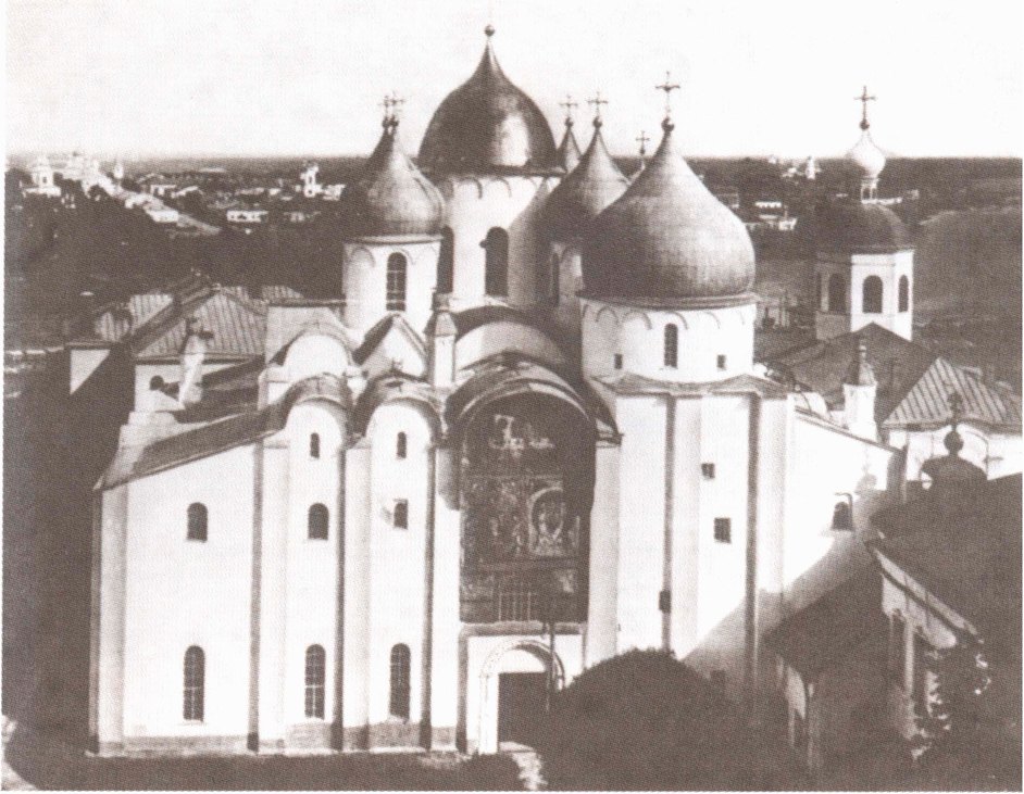 Церковь Параскевы Пятницы в Новгороде. 1207 г. Реконструкция Г.М. Штендера