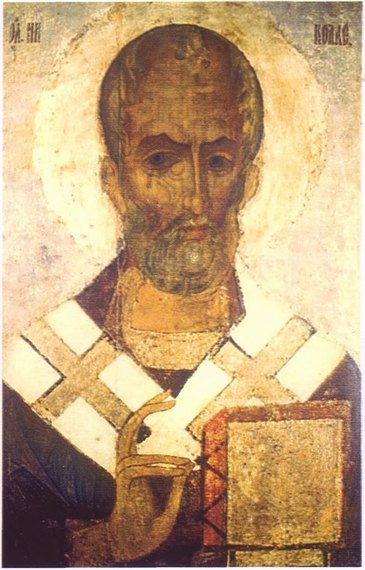 Святитель Николай Чудотворец. Новгородская икона, конец XII в