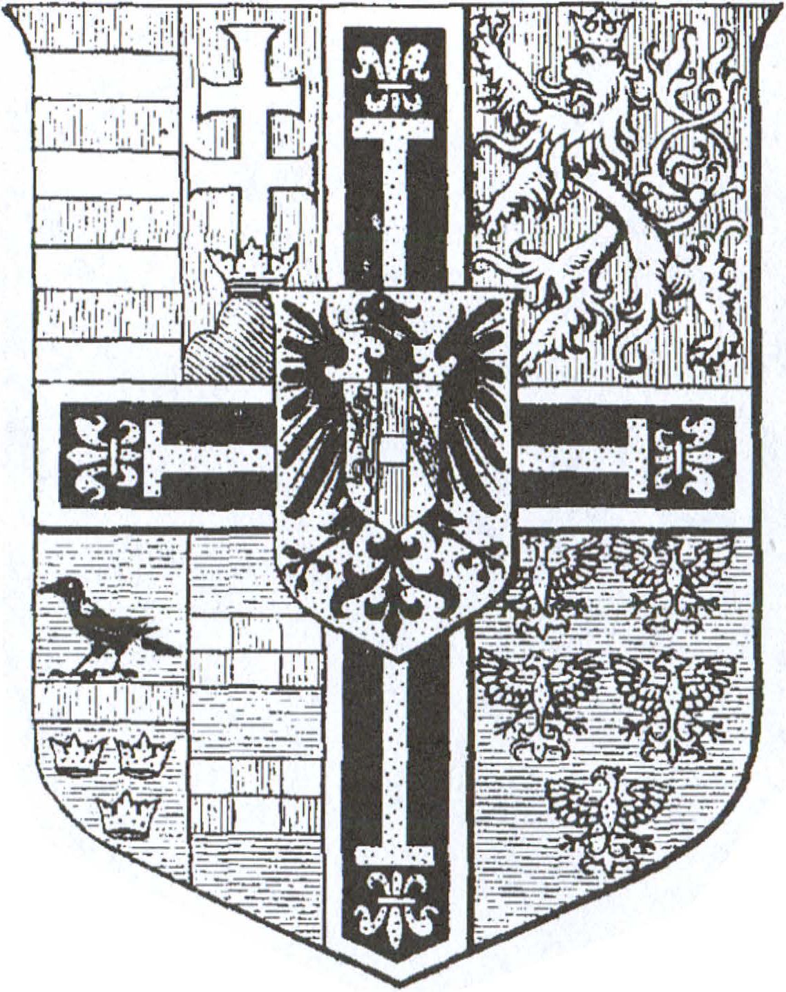 Герб Гох-унд-Дейчмейстера (эрцгерцога из династии Габсбургов)