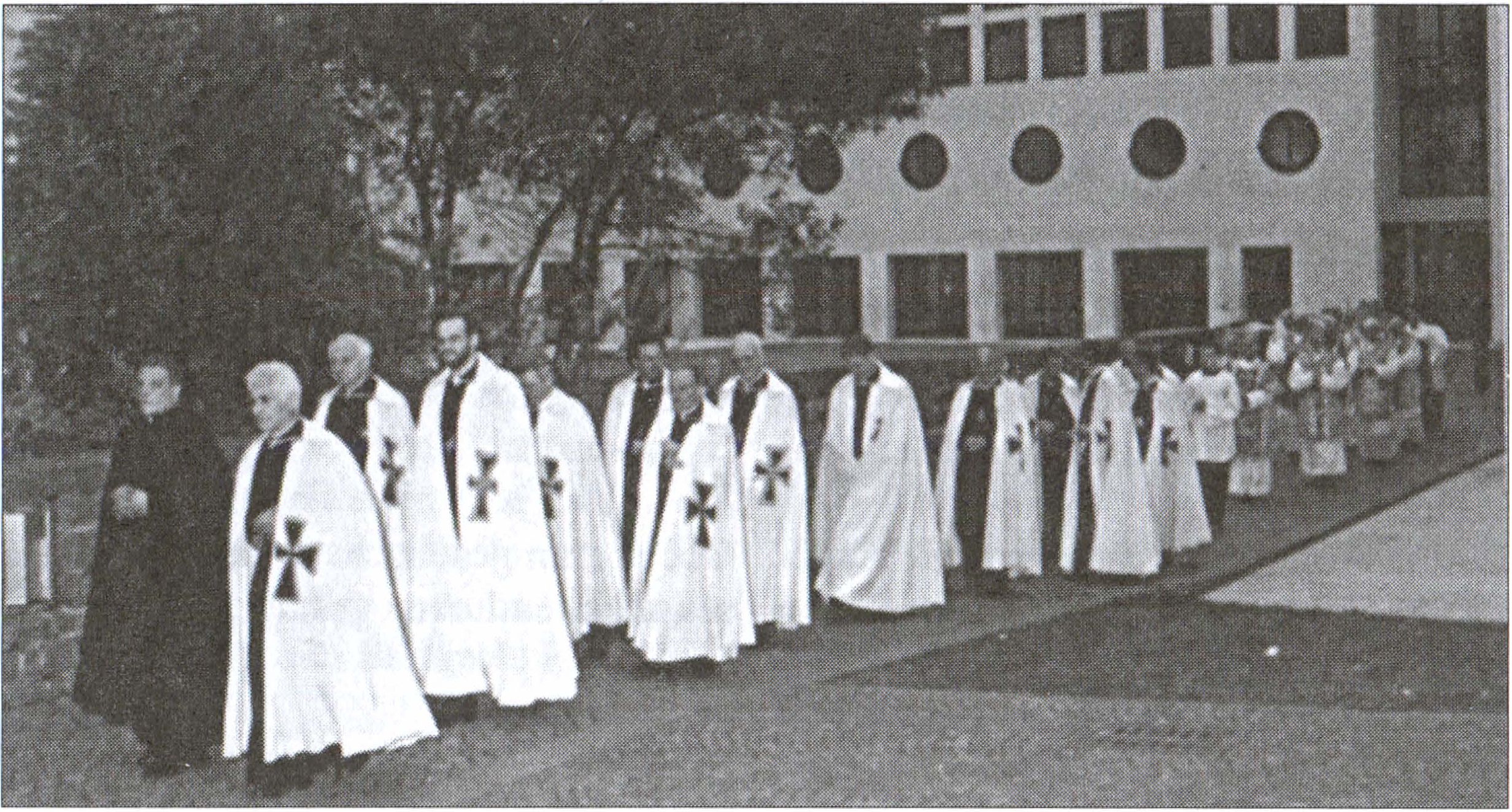 Процессия священников Тевтонского ордена