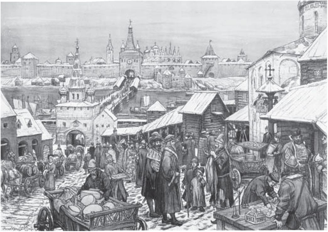 Торговая площадь в Новгороде