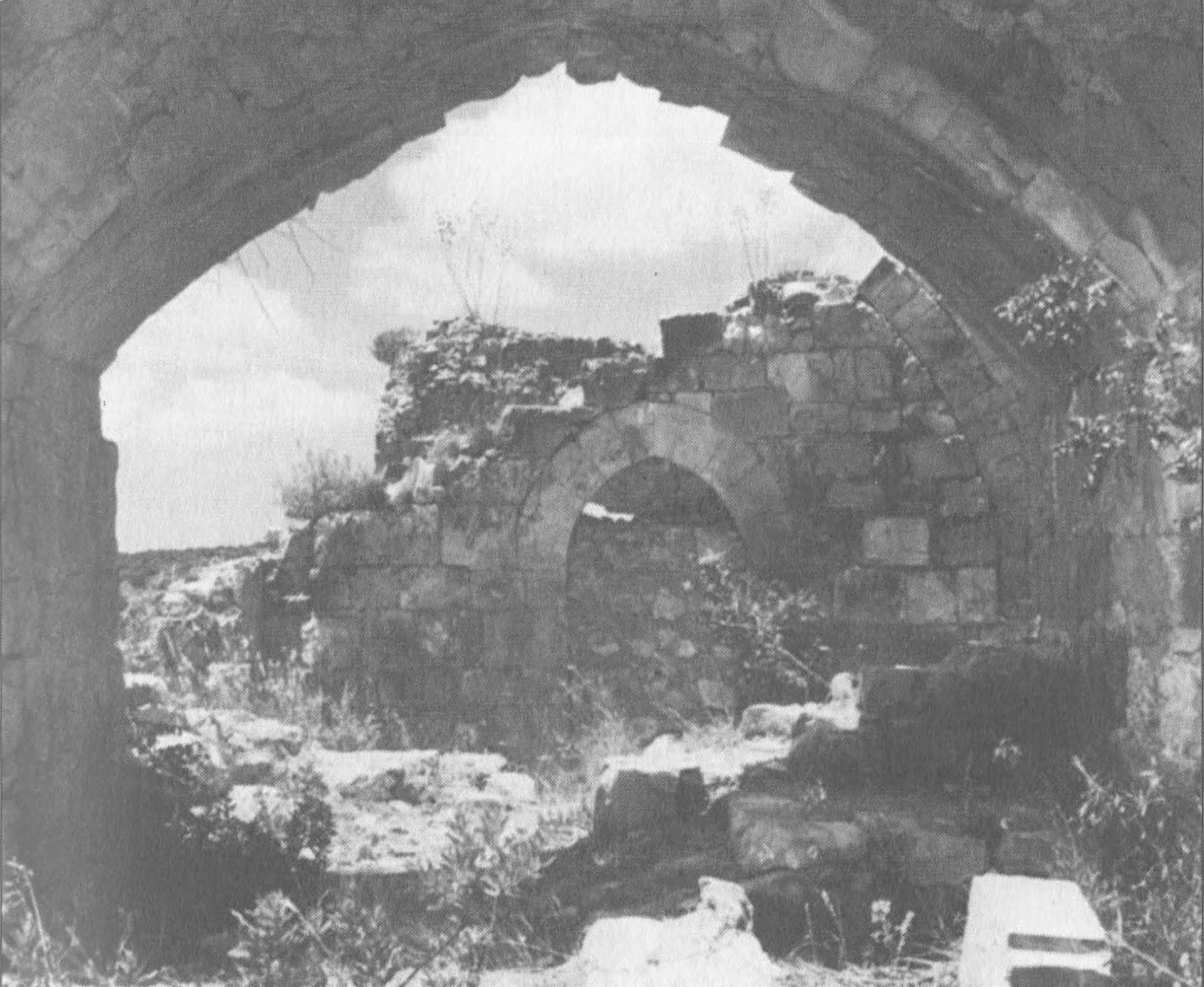 Ил. 1. Развалины Монфора, главной крепости Немецкого, ордена в Палестине
