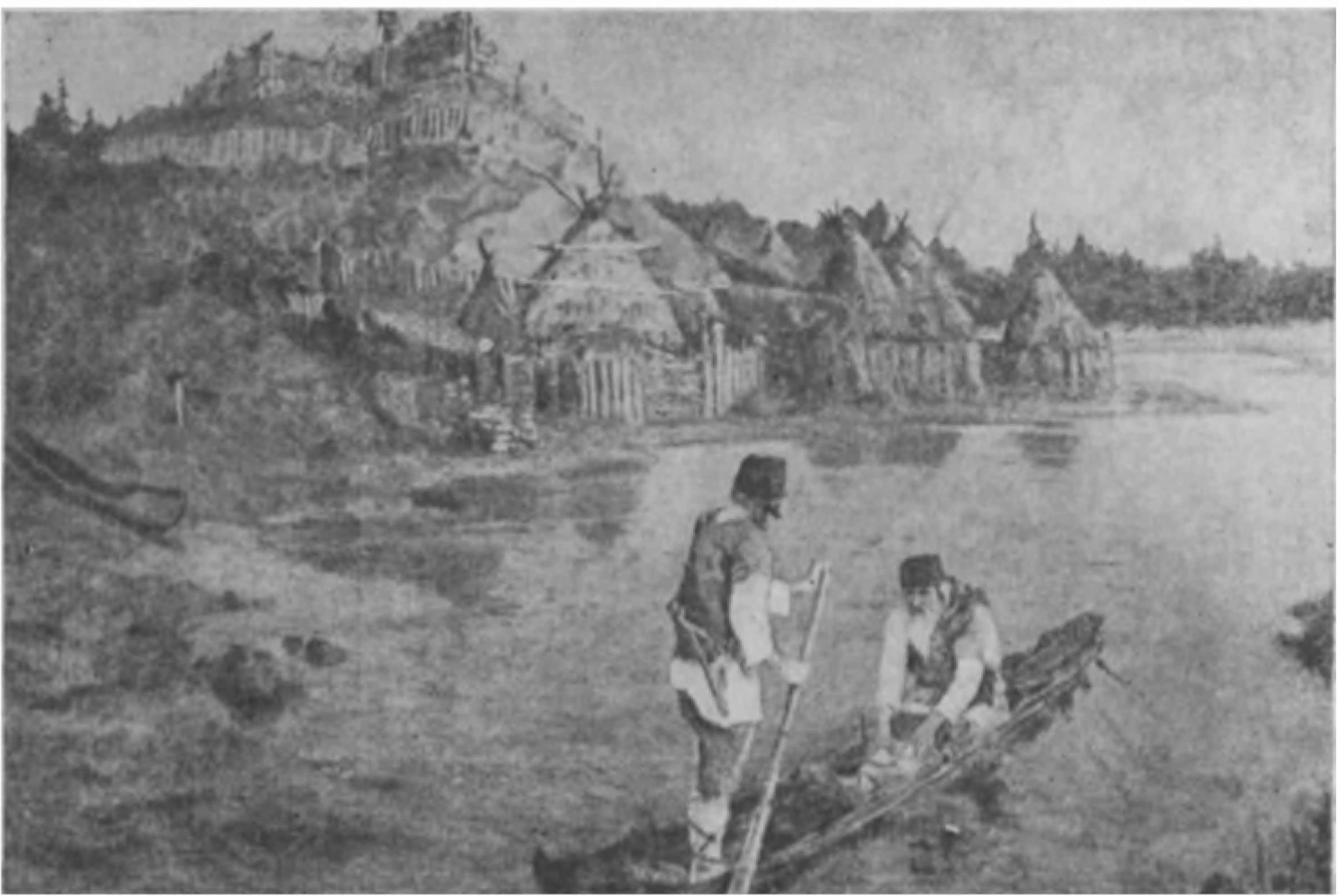 Славянский поселок. Картина Н.К. Рериха