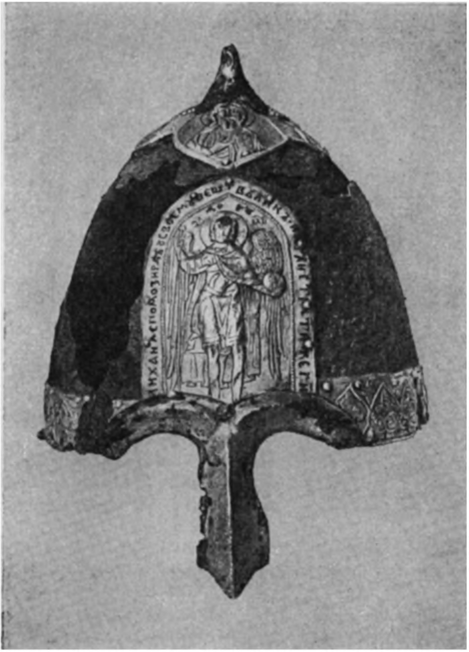 Княжеский шлем, найденный на Липецком поле, где проходили битвы в 1176 и 1216 гг