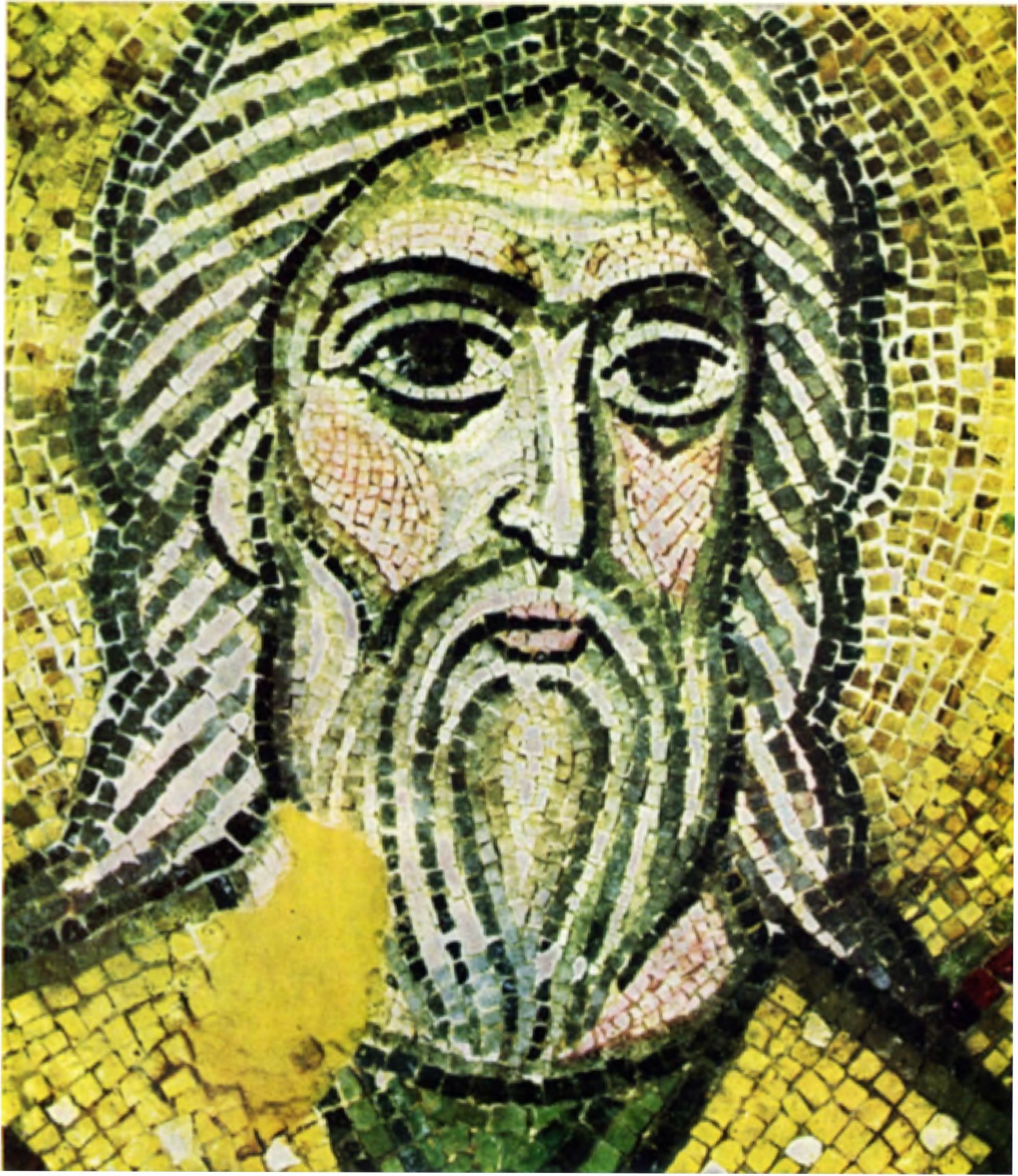 Софийский собор в Киеве. Мозаичное изображение пророка XI в