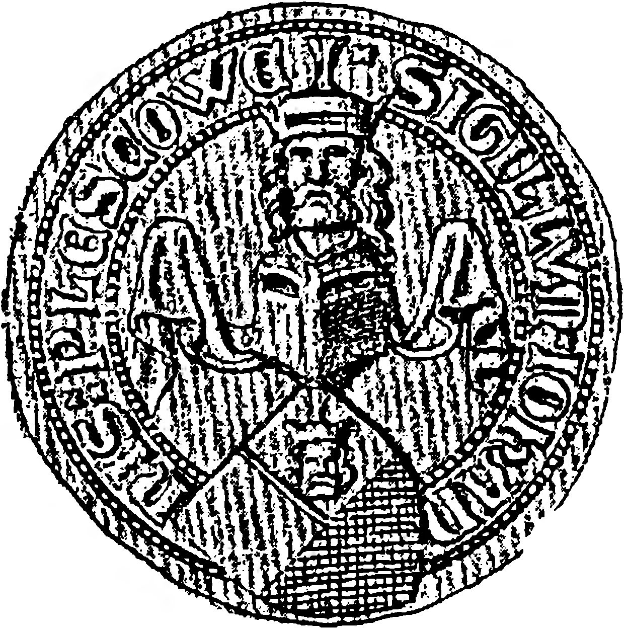 Печать Иоганна Псковского, 1347 г.