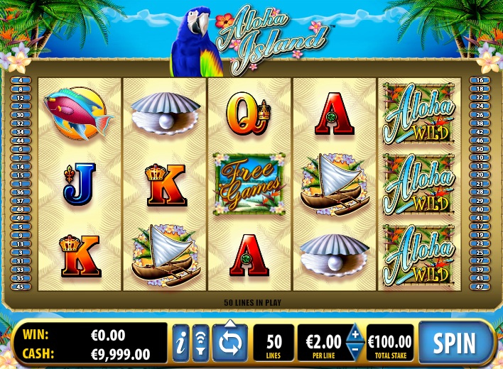 Игровой автомат «Aloha Island» в казино Вулкан